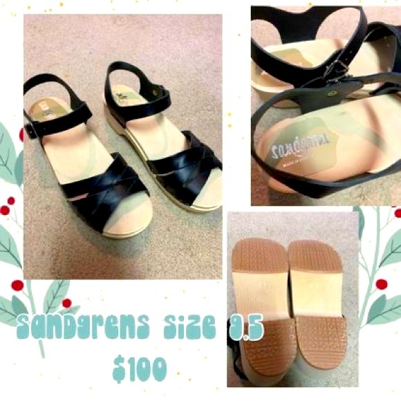 Sandgren Rio Grande Leather Clog Sandals Women Size 9.5 - Picture 7 of 7